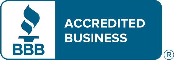 Better Business Bureau accredited business badge